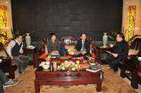 广西区党委常委、统战部部长范晓莉在京拜访我商会