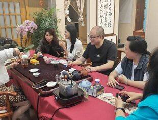 资源整合、内外循环——德阳商会走访正东严选茶城