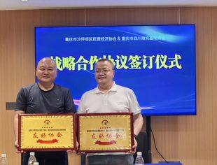 嘉陵商会与沙坪坝区民营经济协会缔结战略友好