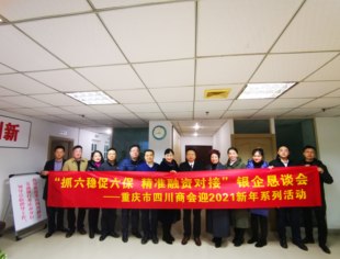 抓六稳促六保、精准融资对接——银企恳谈会开启商会2021迎新年系列活动