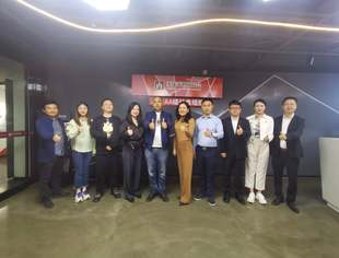 绵阳经开区经合局驻成渝投资中心来访