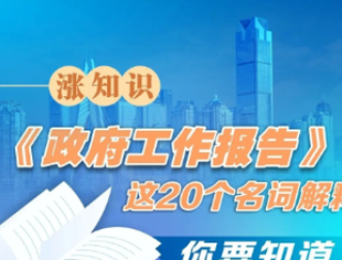 【聚焦两会】一图读懂 | 政府工作报告里这些新名词，你要知道→
