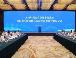 张正辉王嵩康世海石群参加2024年川渝省市党委统战部协同参与成渝地区双城经济圈建设联席会议