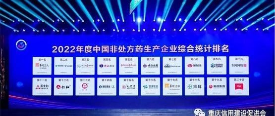 【喜报】我会会长单位华森制药荣登“2022年度中国非处方药企业及产品榜单”多项排名
