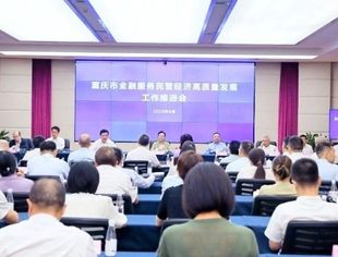 市领导卢红、商奎出席重庆市金融服务民营经济高质量发展工作推进会并讲话 我会会长游洪涛在会上发言
