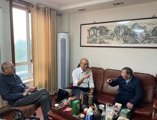 【商会动态】会长朱勇一行拜访商会顾问罗美富