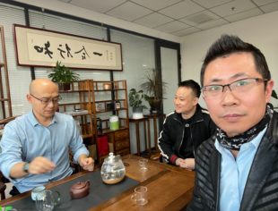 “谈笑有资®企业走访·资源对接“北京资阳企业商会秘书长沈伟陪同梅花创投投资副总裁姜巧林走访会长单位百瑞互联董事长朱勇