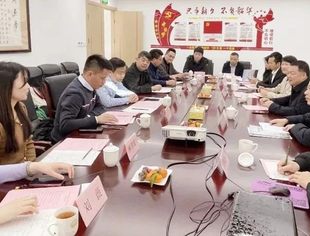 漳州常山华侨开发区考察团阮授智主任一行到我会座谈交流