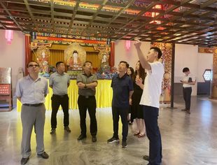 我会领导到常务理事魏雄在北京市昌平区投资的酒店考察