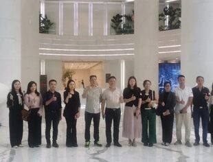 我会与福州驻京联络处同志赴京东集团总部参访交流