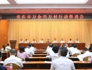商会动态丨我会会长谢庆好参加重庆市万企兴万村行动推进会