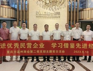 【商会党建】主题教育丨重庆市温州商会第二党支部召开主题教育专题组织生活会暨“走进优秀民营企业、学习借鉴先进经验”主题党日活动