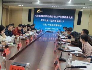 【SUVA动态】成都高新区加快数字经济产业高质量发展若干政策《征求意见稿》座谈会召开