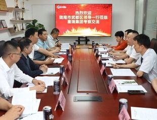 陇南市武都区党政代表团赴会长单位星瑞集团考察交流