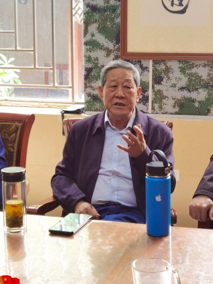 吕状文会长应邀参加庆祝建党100周年战友座谈会