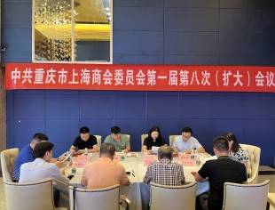 重庆市上海商会党委第一届八次（扩大）会议顺利召开