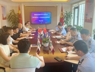 重庆市交巡警总队陈芃总队长一行莅临我会调研指导