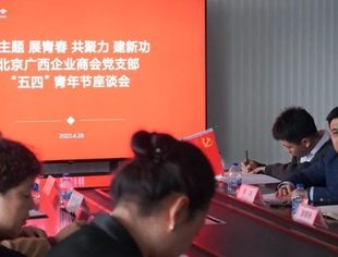 【京桂新闻】“学主题 展青春 共聚力 建新功”商会党支部组织开展庆祝“五四”青年节座谈会