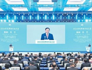 2024年世界林木业大会在南宁举行 刘宁关志鸥等致辞 蓝天立主持 王维平出席