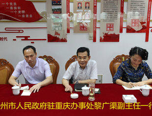 【商会动态】达州市人民政府驻重庆办事处来访我会