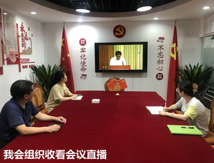 【商会动态】我会组织收看行业协会商会乱收费专项清理整治工作动员部署电视电话会议