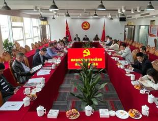 重庆市江苏商会秘书处党支部组织召开 党员大会暨党史学习教育动员会