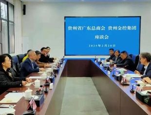 共商合作  助力发展|贵州省广东总商会与贵州金控集团开展交流座谈会