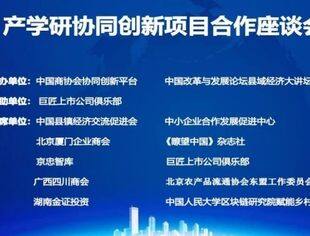 广西四川商会会长郎云燕出席产学研协同创新项目合作座谈会