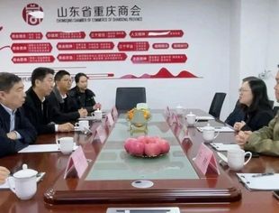 重庆市丰都县驻枣庄挂职领导到访山东省重庆商会并开展座谈交流