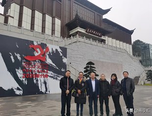 遂宁驻蓉办和遂宁商会一行考察中国蓬溪书法馆！