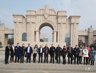 遂宁市驻蓉办、成都遂宁商会一行考察新鸥鹏教育小镇！