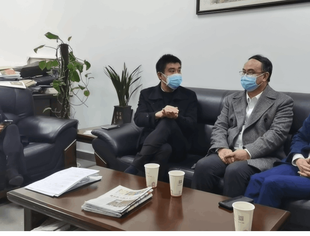 青羊区委统战部副部长、工商联党组书记廖颖接见蓬溪商会筹备小组一行