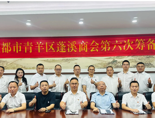 成都市青羊区蓬溪商会筹备组第六次会议成功举行