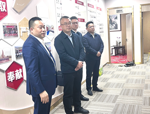 遂宁市委组织部副部长刘武扬一行来会指导党建工作