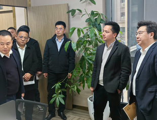 成都高新区党群工作部副部长冉启平一行来会指导党建工作