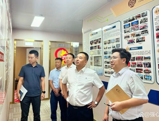 高新区党群工作部副部长冉启平一行来会指导党建工作