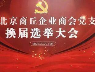 立时代潮头踔厉奋发 乘复兴大势庚续前行——北京商丘企业商会圆满完成党支部换届选举
