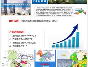 协会一行考察肇庆市高要区滨江新城工业园区