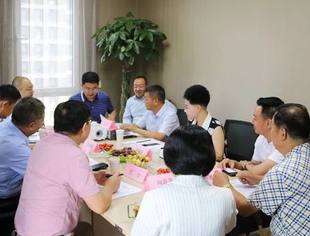 福建省四川商会秘书长文启礼拜访山西省四川商会