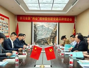 【党建引领】商会党总支召开学习全国“两会”精神暨创建党建品牌推进会