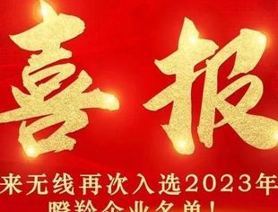 商会常务副会长陈绍进企业未来无线再次入选2023年度「瞪羚企业」名单！