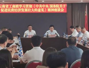 商会动态 | 云南省温州商会参加云南省工商业联合会（总商会）学习贯彻《中共中央 国务院关于促进民营经济发展壮大的意见》精神座谈会