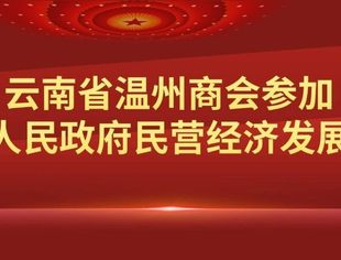 商会动态 | 云南省温州商会参加云南省人民政府民营经济发展座谈会