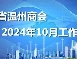 商会动态 | 云南省温州商会2024年10月工作月报