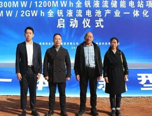 商会要闻 | 监事长叶贤来参加永仁县全钒液流储能电站暨全钒液流电池产业一体化项目开工仪式