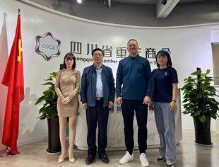 成都眉山商会和成都仁寿商会拜访友好商会