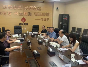 四川天府新区仁寿商会张开联会长带队拜访凉山州发展集团