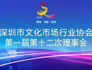 热烈庆祝深圳市文化市场行业协会第一届第十二次理事会顺利召开