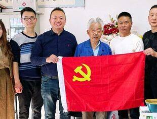 【商会动态】慰问老党员罗中信、在沪资阳籍农民工
