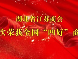 苏商荣誉︱湖北省江苏商会再次荣获全国“四好”商会